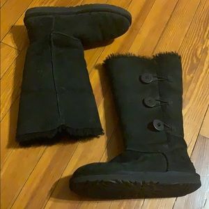 Black winter Ugg Boots women’s sz 9